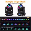 WARRENAU 7X50W LED Beam Wash Zoom Moving Head 4in1 Bee-eye
