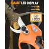 Upgraded Electric Pruning Shears, 1.5'' Cutting Diameter, Brushless Motor Cordless