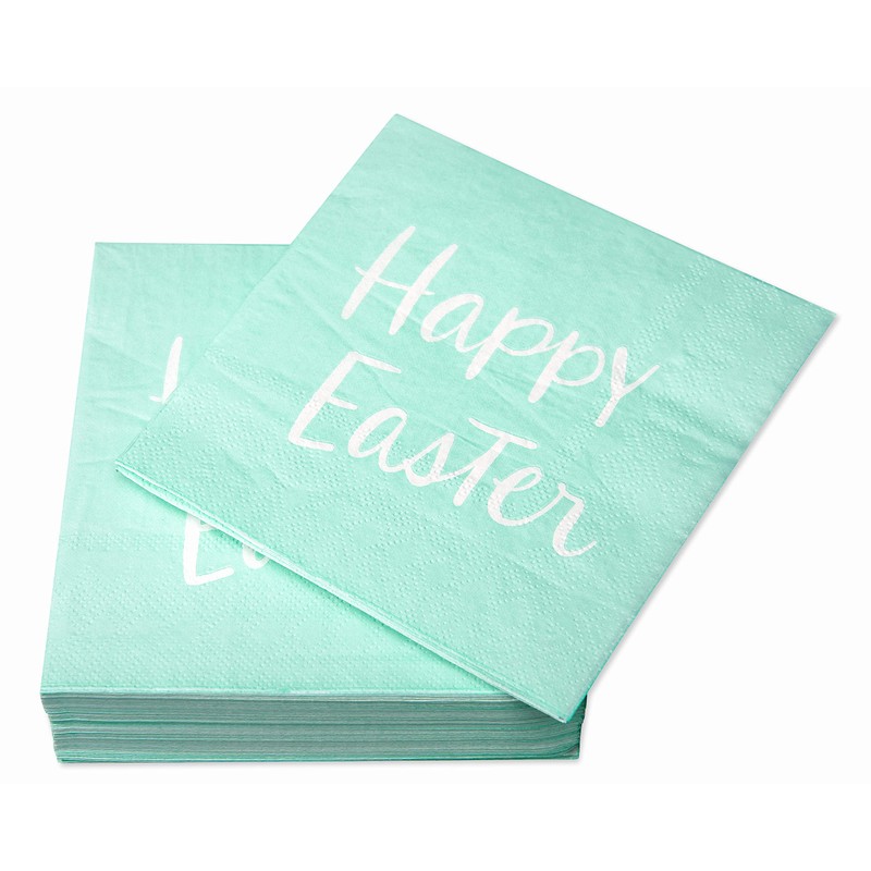 American Greetings Easter Party Supplies, Paper Dessert Napkins (50-Count)