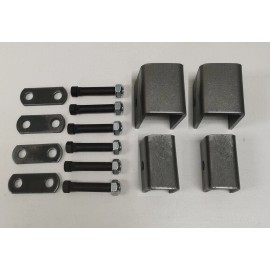 CNC Weld On Utility Trailer Single Axle Leaf Spring Hanger Kit for Double Eye Spring