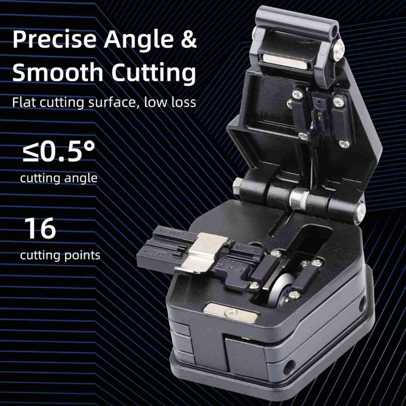 Optical Fiber Cleaver High Precision Automatic Rebounding Fiber Cutter Tool
