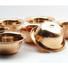 Kitchen Traditional Indian Copper Antique Serving Bowl Set of 7