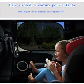 Sun Shade Sail for Kids, 2 Pieces, 50 x 30 cm, Universal Side Window Sun Shades, Car Accessories, Blackout Curtains for Rear Windows, UV Protection