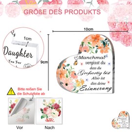 Gifts for Women, Birthday Gift for Women, Women Gift, Engraved Love Heart Acrylic Plaque Women Gift, Gifts for Sister Girlfriend, Gift for Women