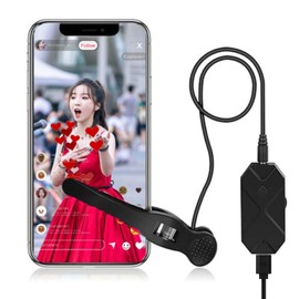 AYSUNY Smart Auto Screen Clicker Device M5, Automatic Phone Screen Tapper, Easy Clip-on Clicker, Stepless Speed Control Simulated Finger Clicking for Gaming, Live Broadcasts etc