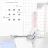 Pegboard Peggy's Pack of 50 Perforated Wall Hooks Hanging Width