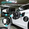 Adaptador CCS1 a CCS2, Conector de Carga para Vehículos Eléctricos,