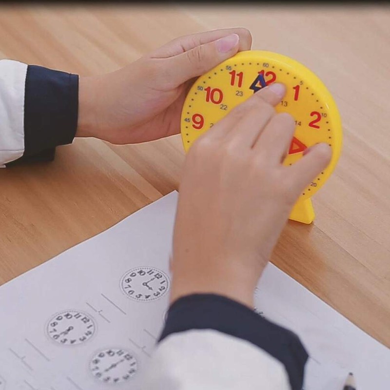 Learning Clock, For Students, Educational Toy, Math Teaching Material, Time,