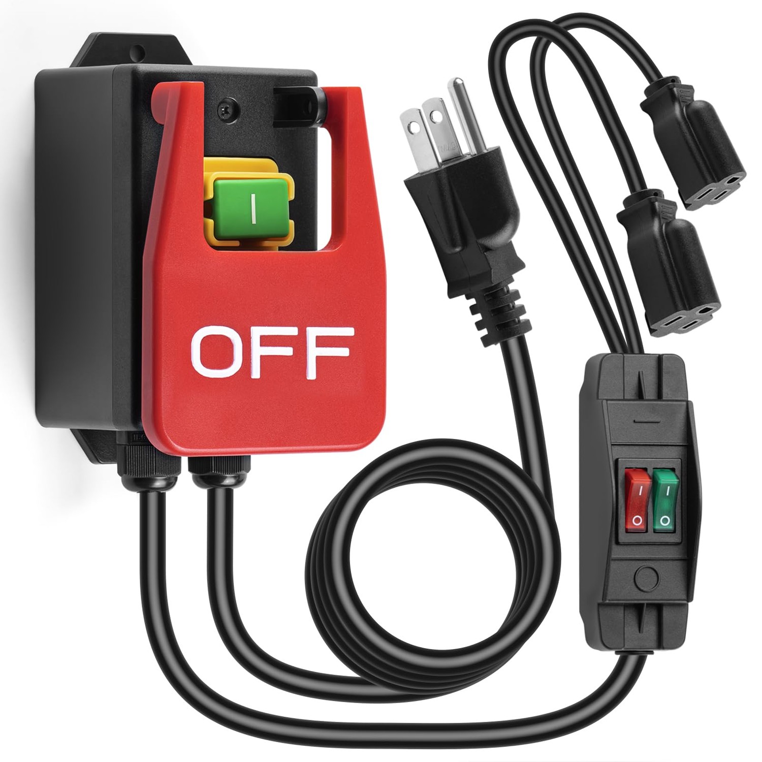 110V Single Phase Safety Switch, Ortis Router Table Switch with 2 ...
