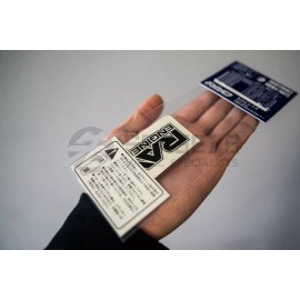 Rays Genuine RAYS VOLK Racing TE37 OG Repair Disk Spoke Sticker Decal - BLACK (1pk)