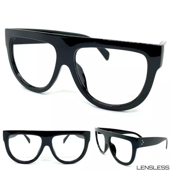 SPEXX Eyewear OVERSIZED Classic RETRO Lensless Eye Glasses Large Big