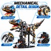 Mechanical T-Rex Dinosaur Building Blocks for DIY Model Building –