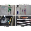 (50 pk) Black Self Adhesive Pencil Pen and Marker Holder