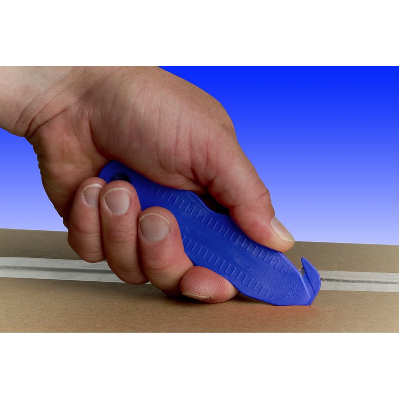 Klever Innovations Cutter Stainless Steel Package Opener, Safety Utility Cutter