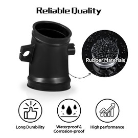 FUSCH Air Cleaner Joint Air Intake Joint Boot Compatible with 2002-2008 Yamaha Grizzly 660 Replace #: 5KM-14453-00-00