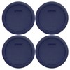 Pyrex Bundle - 4 Items: 7201-PC 4-Cup Blue Plastic Food