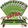 Roach Trap (20Pack) -Cockroach Traps Indoor with Bait,Roach Motel -Child