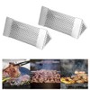 2Pcs BBQ Grill Smoker Tube Mesh Tube Pellets Smoke Box