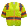 RK SAFETY High Visibility Sleeved Safety Vests with Strips Breathable