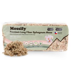 Mossify Premium Sphagnum Moss for Plants 150g, 5.3 Oz - Moss for Plants Indoor & Outdoor – Moisture Retaining & Long Lasting – Ideal Sphagnum Moss for Reptiles, Terrariums, & Gardening, Clean Habitat