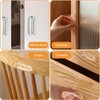 MOROBOR Clear PU Self-Adhesive Pulls, 8 Pcs Recessed Finger Pulls