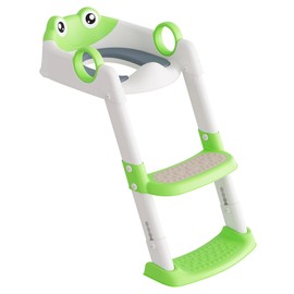 Potty Training Seat with Step Stool Ladder, Potty Training Toilet for Kids Boys Girls Toddlers, Potty Seat with Anti-Slip Pads Ladder