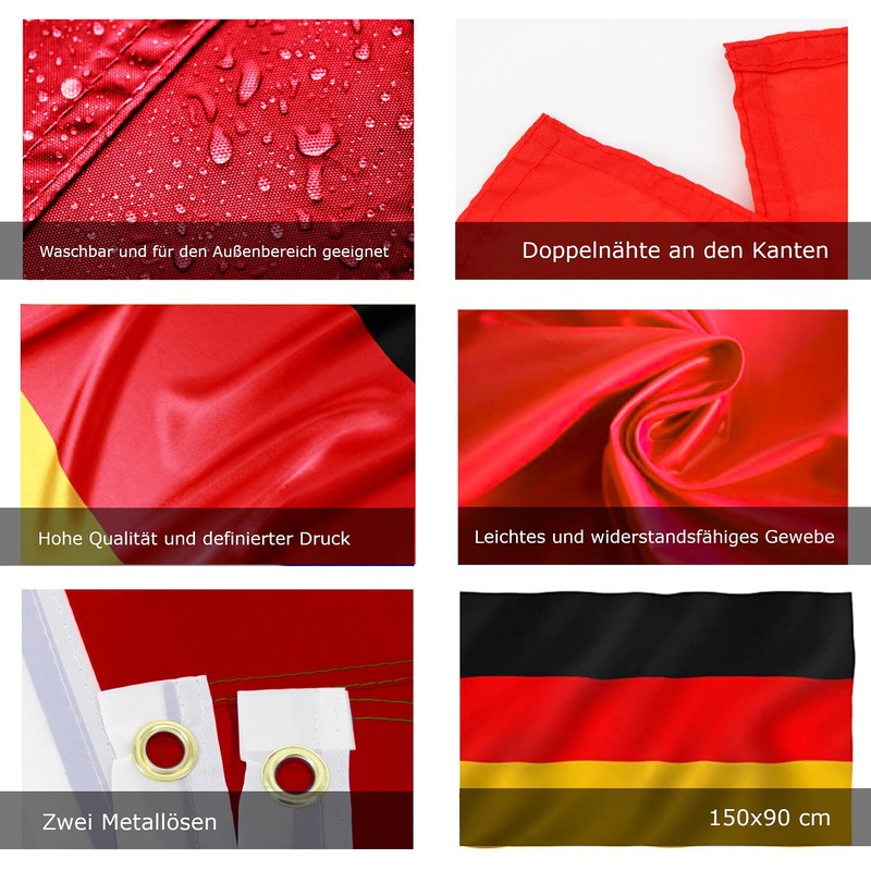 GOOGIT Premium Germany Flag – Germany Flags and Flags –