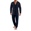 sesto senso Elegant Men's Long Button Down Pyjamas 100% Cotton