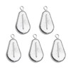 5 Pcs Fishing Sinkers, Multipurpose Fishing Weights Flat Triangle Sinker