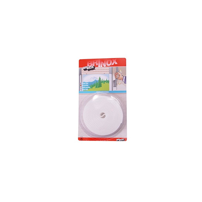 Brinox B61530B 0 Roller Shutter Tape, White, Ancho 18 mm