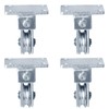 GBGS 4 Pcs 1-3/8" Wall/Ceiling Mount Pulley,Wheel Groove Width: 7/32"(6