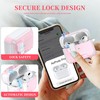 MHYALUDO for AirPods Pro 2nd/1st Generation Case Cover, Compatible with