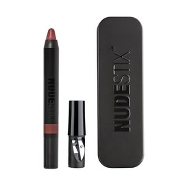 Nudestix Intense Matte Lip + Cheek Pencil – 3-in-1 Long-Wear Matte Lipstick, Lip Liner & Blush Stick | Waterproof, Vegan, Preservative-Free | Soft Blu