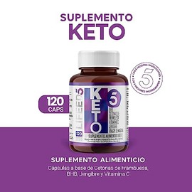 Lifeed Keto Suplemento Cetonas Frambuesa Bhb Vinagre Manzana Multivitamínico Jengibre Vitamina Hombres Mujeres 120 Cápsulas Días Cápsula Día