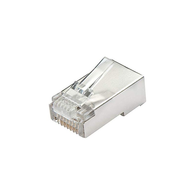 LINDY 62406 Shielded RJ-45 Male Connector, 8 Pin CAT5e, Pack