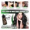 Shampoo Tinte Instantaneo Cubre Canas Extracto Plantas 500ml