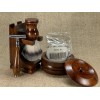 IRBANE MEN MISSION STYLE CLASSIC WOOD STAND FOR RAZOR AND