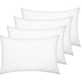 LINENSLAND Pillow cases 250 Thread Count Egyptian Cotton I Premium Hotel Quality Pillow Cases 4 Pack I Soft & Breathable Envelope Closure Design Housewife Pillowcases 50x 75 CM, White (4)