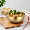 Nuogo 6 Pcs Gold Mixing Bowls Stainless Steel Mixing Bowl