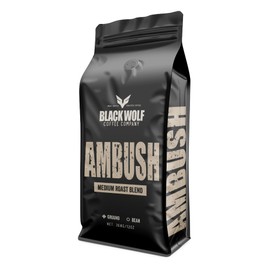 Blackwolf Coffee - Ambush (Medium Roast Blend) | Premium Ground Coffee 360g | Small-Batch Roasted Speciality Coffee