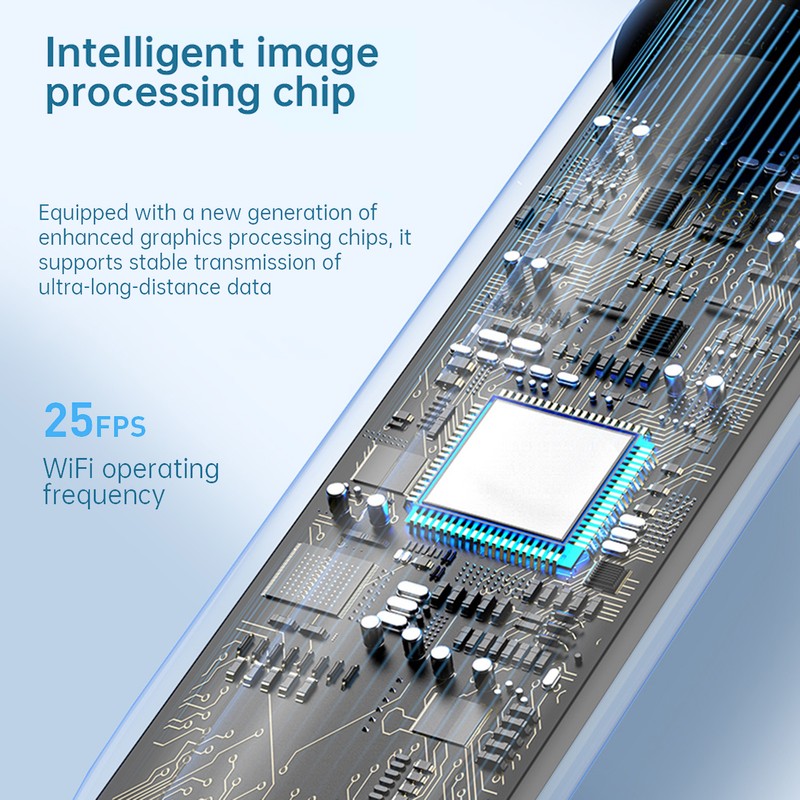 Endoscope Camera with Light, IP67 Waterproof Borescope with 8 LED