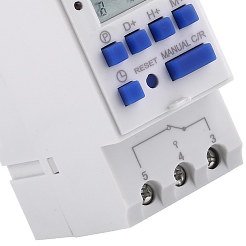 LCD Display Weekly Programmable Electronic Relay Time 16 ON and