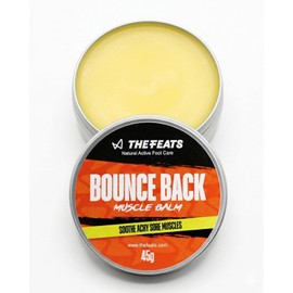 Bounce Back Muscle Rub - Post-Workout Muscle Balm - Soothes Aches & Tension, Supports Flexibility & Mobility - Natural Recovery Balm with Wintergreen & Peppermint Oil, 45g