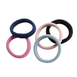 Minkissy 50pcs Elastic Hair Ties High Elasticity Ponytail Holders for Women Random Colors for Everyday Wear and Stylish