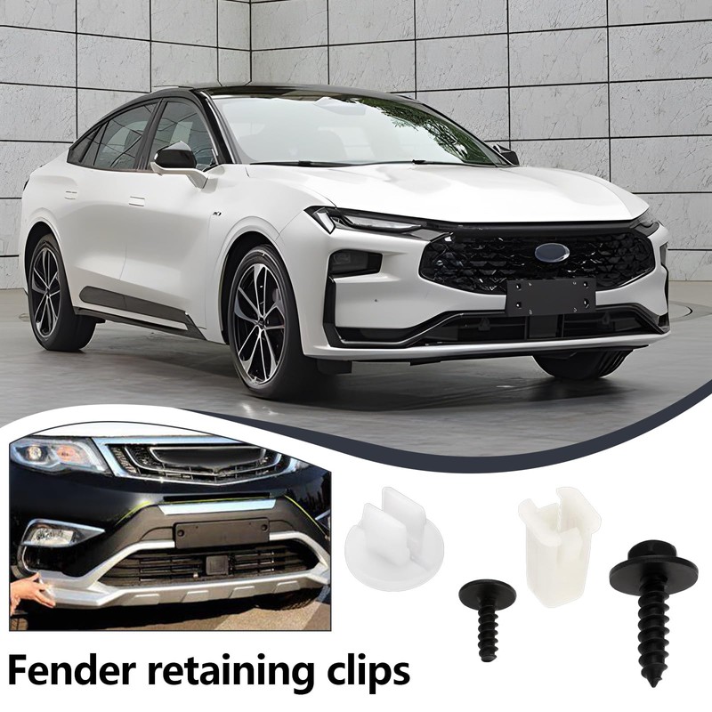 VGOL 10-Piece Front Bumper Mounting Clip Set Mudguard Replacement Screws