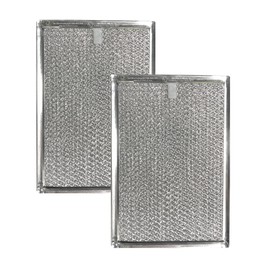 Air Filter Factory Replacement For Y0053446 Whirlpool 7.25 x 9.5 x 0.37 Inches Microwave Oven Filter Aluminum Mesh Grease 12-Layer Vent Microwave Filter 2-Pack
