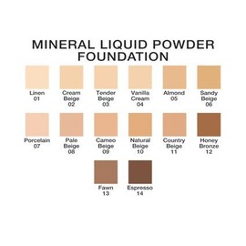 Mineral Liquid Powder Foundation ~Porcelain~