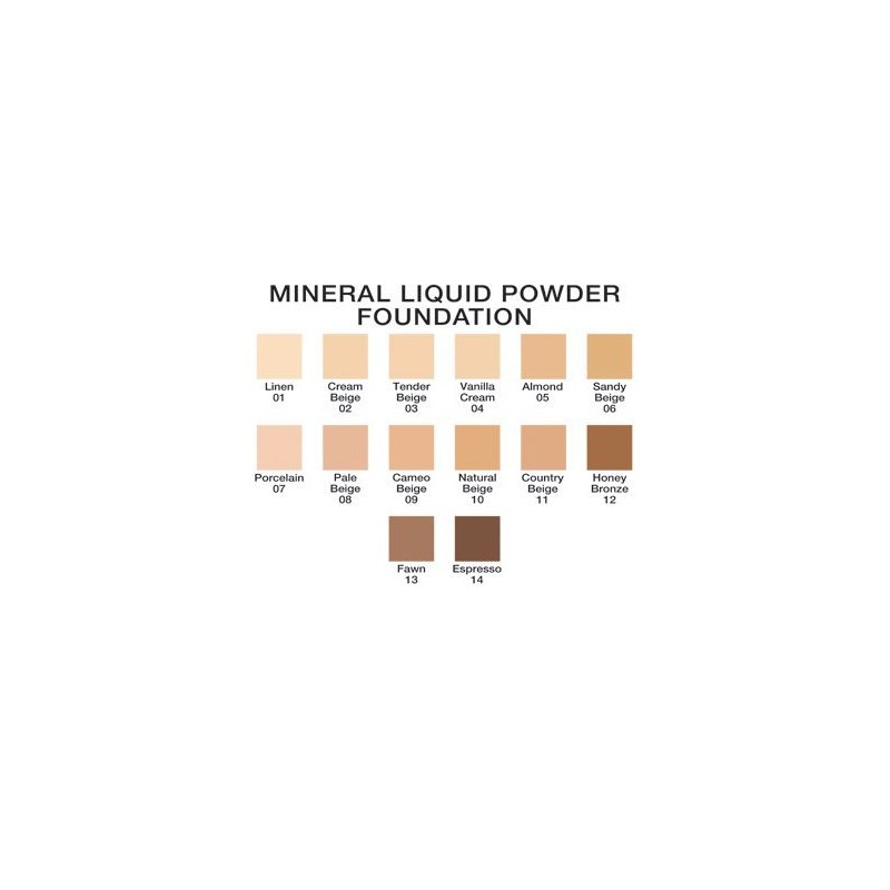 Mineral Liquid Powder Foundation ~Porcelain~