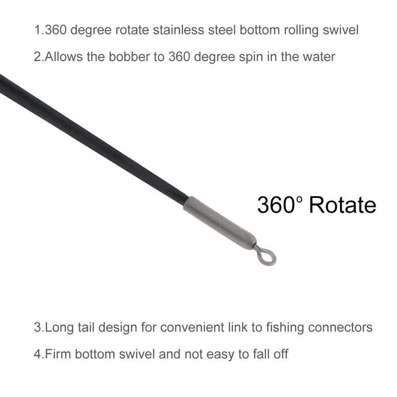 OriGlam 5pcs EVA Foam Floats - Fishing Bobbers for Pike,