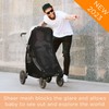 liuliuby Stroller Sun Shade - Universal Stroller Cover for Baby